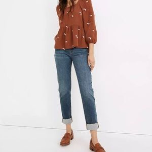 Madewell High Rise Slim Boy Jean
